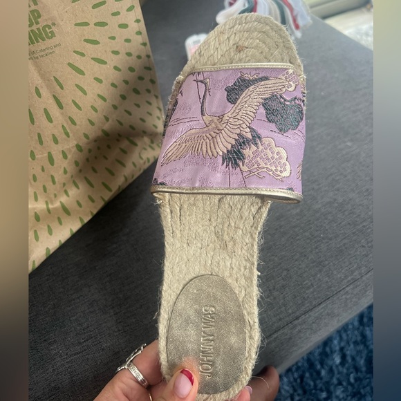 Johnny Was Lilian espadrille slides. - Picture 3 of 3